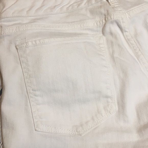 Banana Republic white straight leg denim jeans - Picture 4 of 9